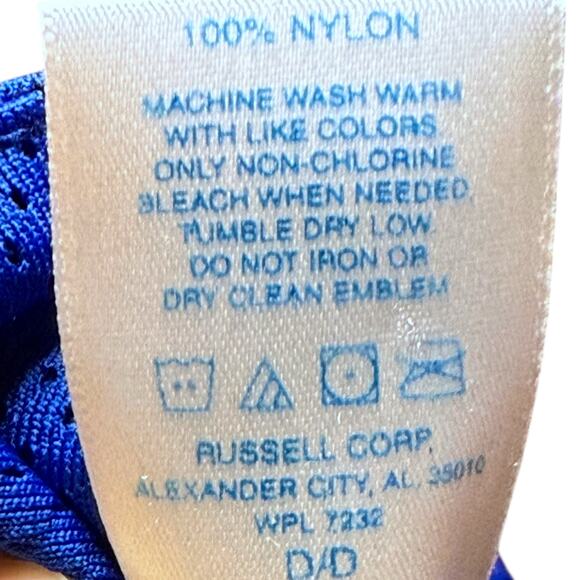 Russell Athletic Jersey Mens Blue Texas Rangers Full Button Short Sleeve Sz XL - Picture 6 of 7